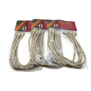 NEW Haute Decor 20 inch Gold Holiday Decorative Twist Ties 3 Packs of 6